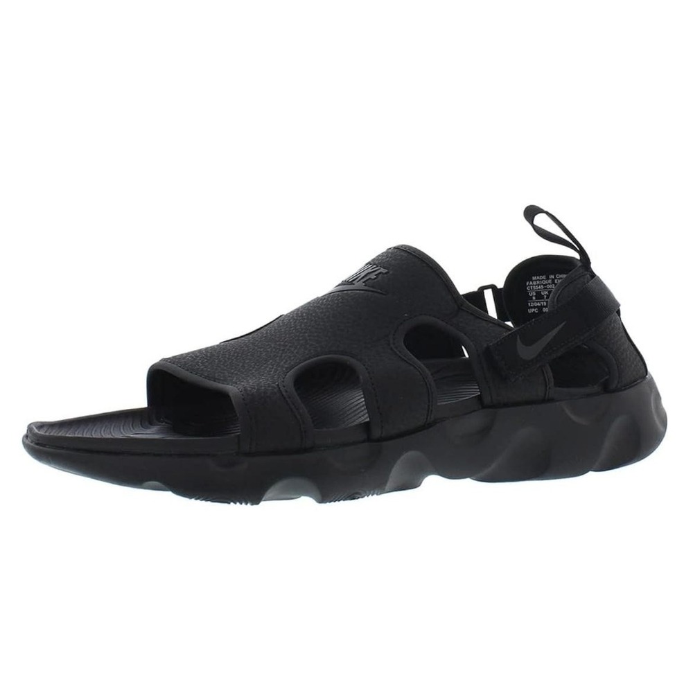Nike Owaysis Sandals Shoes Mens Size 18 Black Slide Sport CT5545-002‎ Swim Pool
